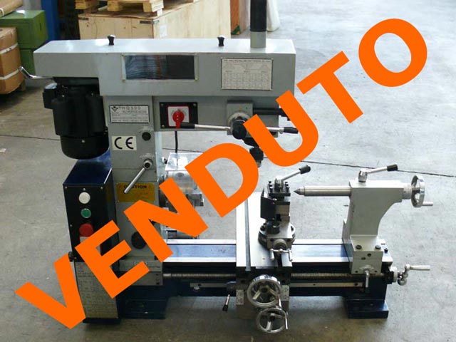 Tornio per metalli usato dotato di avanzamento automatico Tornio per metalli Usato modello HQ 500